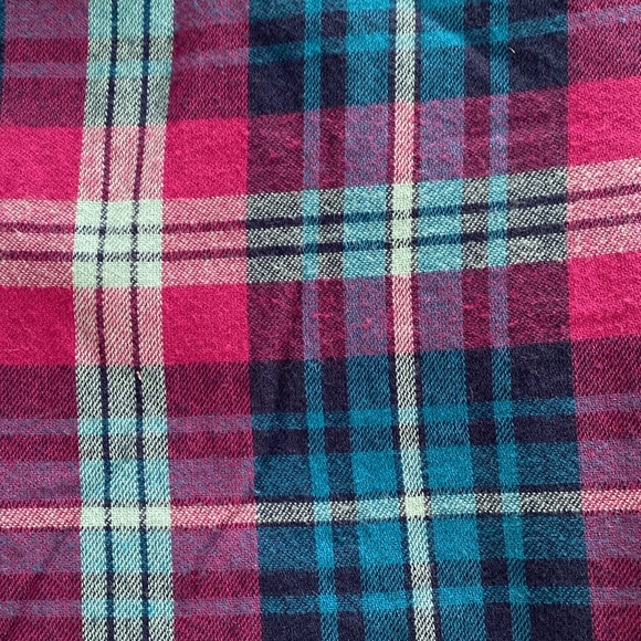 L.L. Bean Fleece Lined Plaid Flannel Pajama Pants - Size Large Regular - Picture 8 of 9